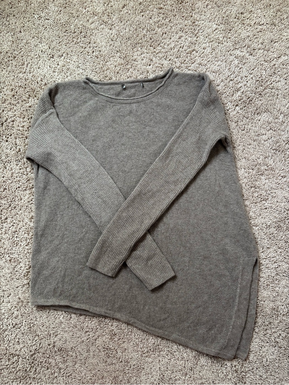 Tommy Bahama Women's Lightweight Crewneck Sweater - Gray 100% cashmere